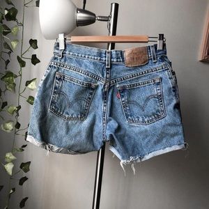 Levi’s denim blue shorts
